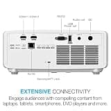 Optoma GT2100HDR Compact Short Throw Laser Projector, 1080p, 4200 Lumens