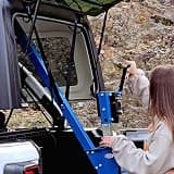 EZ4X4 Foldable Hard Top Remover Lift for Jeep Wrangler and Ford Bronco