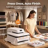 HTVRONT 15x15 Inch Auto Heat Press Machine for Sublimation and Vinyl Projects