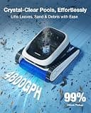 ECOVACS Ultramarine P1 Cordless Robotic Pool Vacuum with 4800 GPH Suction
