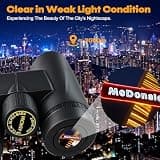 Asacam 10x42 HD Ultra-Lightweight Binoculars with Wide Field of View
