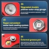 GX PUMP GX-E-CS4-I Portable Air Compressor, 5800 PSI, Water & Fan Cooling