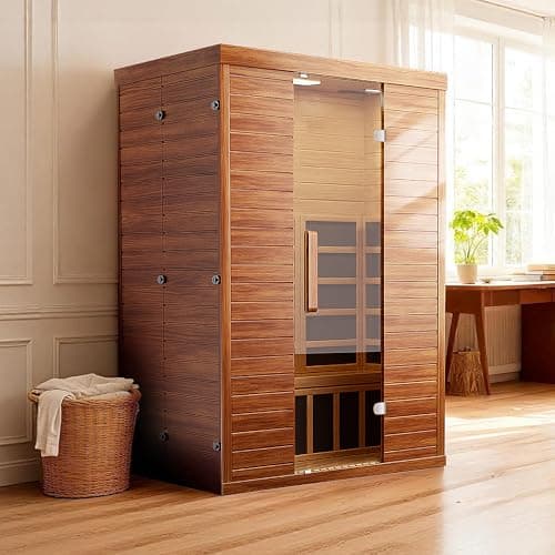 PABIMIA 2-Person Smart Infrared Sauna with WiFi, App Control & LCD Heater