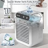 Deller 25W Rechargeable Portable Evaporative Air Cooler 500ml Capacity