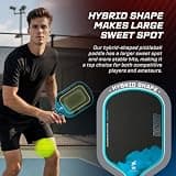 Dinkly Raw Carbon T700 Fiber Pickleball Paddle 4-Pack