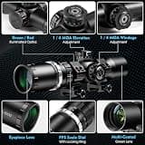 HILIYOT 1.5-5x32 Crossbow Scope with Dedicated Scale Dial Locking Ring