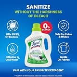 Lysol Tough Odor Eliminator Laundry Sanitizer Additive for Gym Clothes, 90 oz