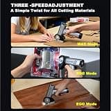 KOXOBET 4.2V Cordless Cutting Tool with Smart LED and 4 Speed Settings