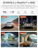 Vantrue N2X 2.7K Dual Channel Front and Interior Dash Cam with 5G WiFi