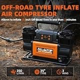 ALL-TOP 12.35 CFM 12V Portable Air Compressor with LCD Preset Controls