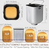 KitchenArm 29-in-1 Smart Bread Machine with Customizable Homemade Cycle and GF Setting