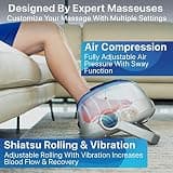 Miko Deep Tissue Heated Shiatsu Foot Massager for Plantar Fasciitis Relief