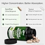 NutriFlair USDA Organic Citrus Bergamot 25:1 Extract, 1400mg High Potency