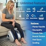 Miko Deep Tissue Heated Shiatsu Foot Massager for Plantar Fasciitis Relief