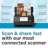 Fujitsu ScanSnap iX2500 Wireless Desktop Document Scanner with Touchscreen