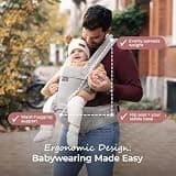 Momcozy 2-in-1 Breathable AirMesh Baby Carrier with Detachable Hip Seat