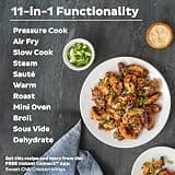 Instant Pot Duo Crisp 11-in-1 Air Fryer & Electric Pressure Cooker, 6QT
