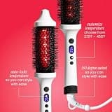 BondiBoost Infrared Thermal Brush with Aloe-Infused Bristles and Ceramic Barrel