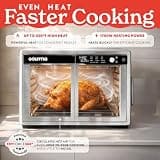 Gourmia French Door Air Fryer Convection Toaster Oven, 37-Quart Large Capacity