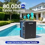 AQUASTRONG 80,000 BTU Top-Discharge Inverter Heating and Cooling Heat Pump