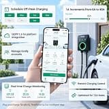 IYILO 48 Amp 11.5kW Hardwired Level 2 EV Charger with Dual Temp Sensors & RFID Access