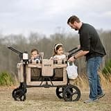 Keenz MOOV 4-Passenger All-Terrain Stroller Wagon with Insulated Cooler Bin