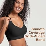 Starmiss Wireless Push-Up Posture Bra with Seamless Criss-Cross Layout