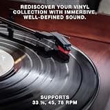 Victrola The Quincy 6-in-1 Bluetooth Record Player & Multimedia Center