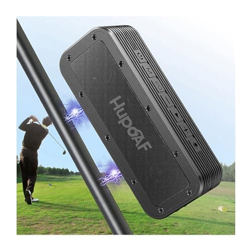 Hupoaf 50W Portable Magnetic Golf Cart Speaker with TWS & SD Card Slot