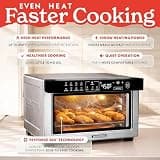 Gourmia Digital Air Fryer Toaster Oven with 12 Presets and 4-Slice Capacity