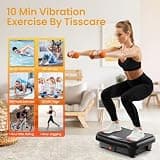 TISSCARE Mini Compact Low-Impact Vibration Plate Exercise Machine Board
