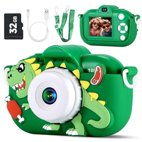 Kids Digital Toy Camera Featuring 48MP Dual Lens and 1080P HD Video Recording
