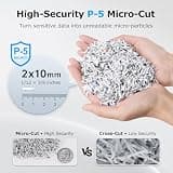 BONSEN 300-Sheet Auto Feed Heavy Duty Micro-Cut Shredder, P-5 Security