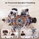 COOLPO Camera 360 4K Smart Video Conference Room Camera and Microphone