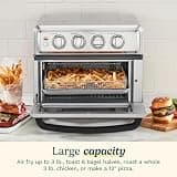 Cuisinart Air Fryer Toaster Oven TOA-70NAS with Analog Dial Controls, 0.6 Cu. Ft.