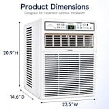 Element ESC10BE 10,000 BTU Window Casement Air Conditioner with Remote Control
