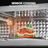 Black+Decker 1.5 Cu. Ft. Over the Range Microwave Oven with Air Fryer