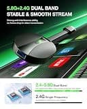 AIMIBO True 4K Wireless Display Miracast Receiver and HDMI Television Dongle
