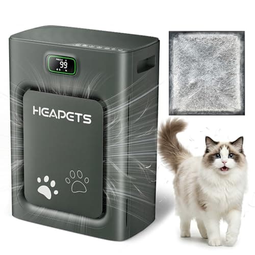 HEAPETS P358 Pet Air Purifier with Dual-Sided U-Shaped Intake and Carbon Filter