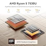 GEEKOM A5 Pro AMD Ryzen 5 7530U 16GB RAM 1TB SSD Mini PC