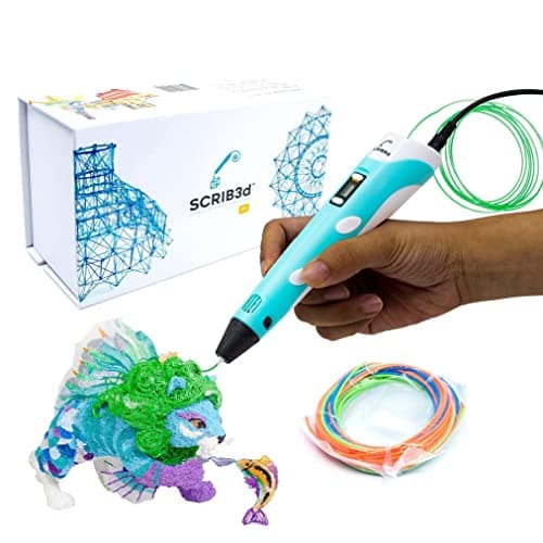 SCRIB3D P1 3D Printing Pen with LCD Display and Adjustable Speed Control