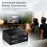 TRENDnet TMO-312C2K 1Gbps Ethernet Over Coax MoCA 2.5 Adapter Kit (2-Pack)