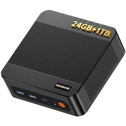 BOSGAME P6 Mini PC with AMD Ryzen 9 6900HX, Radeon 680M, 24GB RAM & 1TB SSD