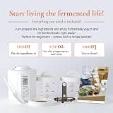TANICA YOGURTiA Fermented Food Machine with 77-158°F Precision Control