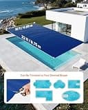 VEVOR Dual Heat-Locking Rectangle Solar Pool Bubble Blanket, 16x32, 16 Mil