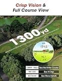 BirdiePulse 1300-Yard Golf Rangefinder with Slope, Magnetic Mount and HD Display