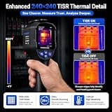 Handheld Thermal Camera for Home Inspection with 240x240 Dual-Light Fusion