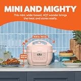 Instant Pot RIO Mini 7-in-1 4-Quart Compact Electric Pressure Multi-Cooker