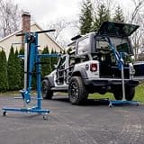 EZ4X4 Foldable Hard Top Remover Lift for Jeep Wrangler and Ford Bronco