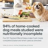 Just Food for Dogs Human-Grade Nutrient Blend for Chicken & Rice Homemade Recipes